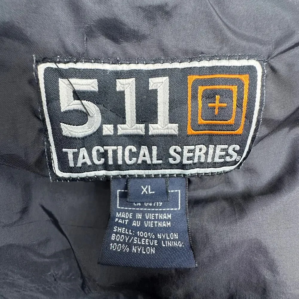 5.11 Tactical 48017 Waterproof Jacket Shell Only Full Zip All Weather Parka